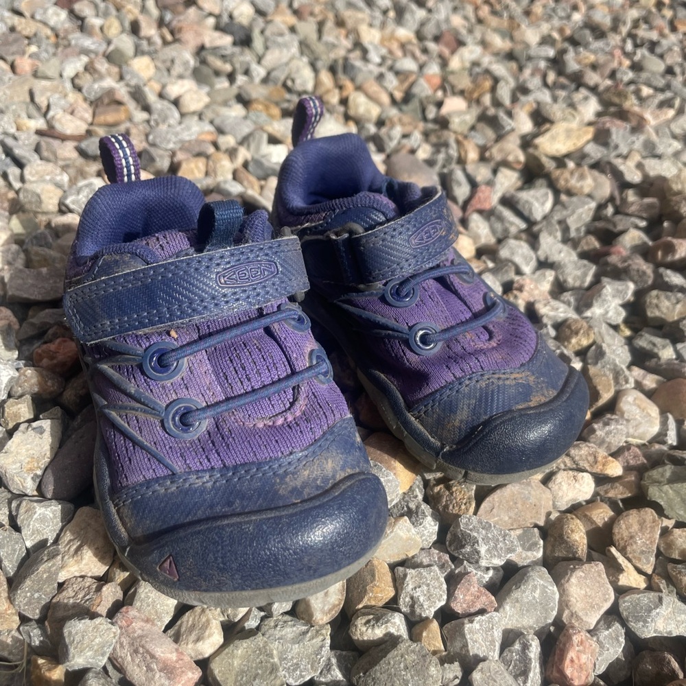 KEEN Kids Purple Slip-On Outdoor Shoes